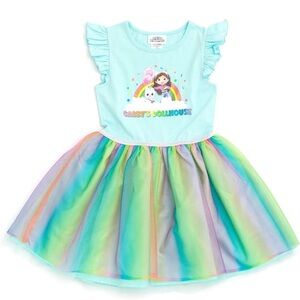 DREAMWORKS GABBY'S DOLLHOUSE Gabby Pandy Paws Tulle Dress 5T